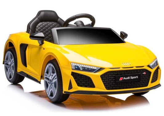 Masinute elctrica Audi R8 Lift A300, galben, Lean 9044
