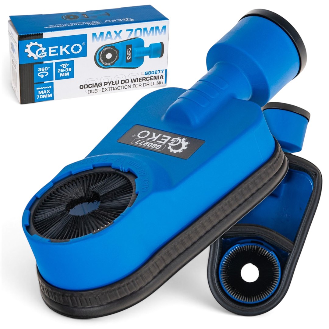 Colector de praf pentru gaurire, 70 mm, Geko G80277