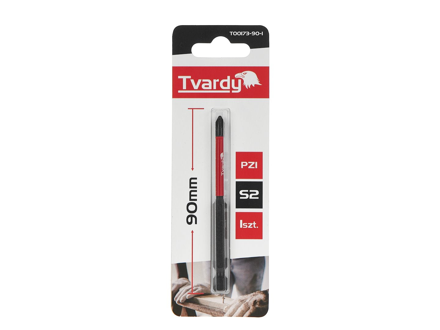 Burghiu de impact PZ1 S2, 90 mm, Tvardy T00173-90-1