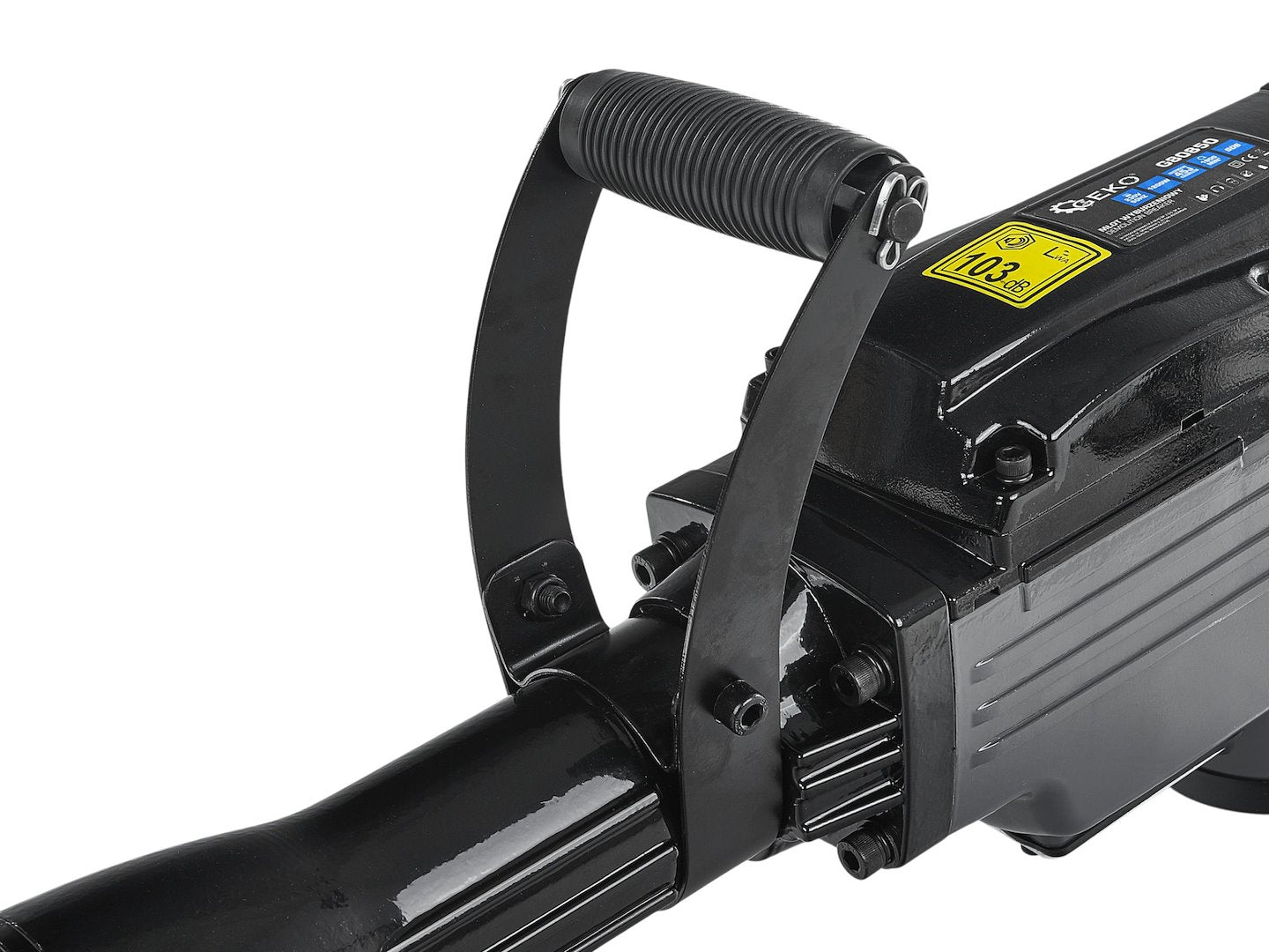 Ciocan demolator profesional, 1200W, forta de impact 45J, prindere HEX 30 mm, cu dalta, spit si valiza de transport, Geko G80850