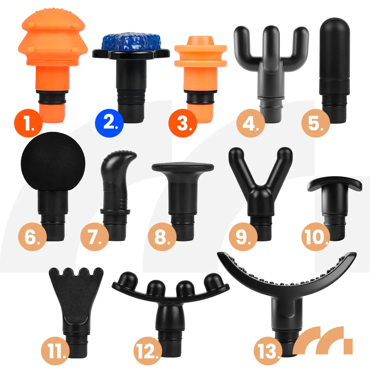 Pistol de masaj cu 13 duze, senzor de presiune, oprire automata, 30 de viteze, MalTec 113857