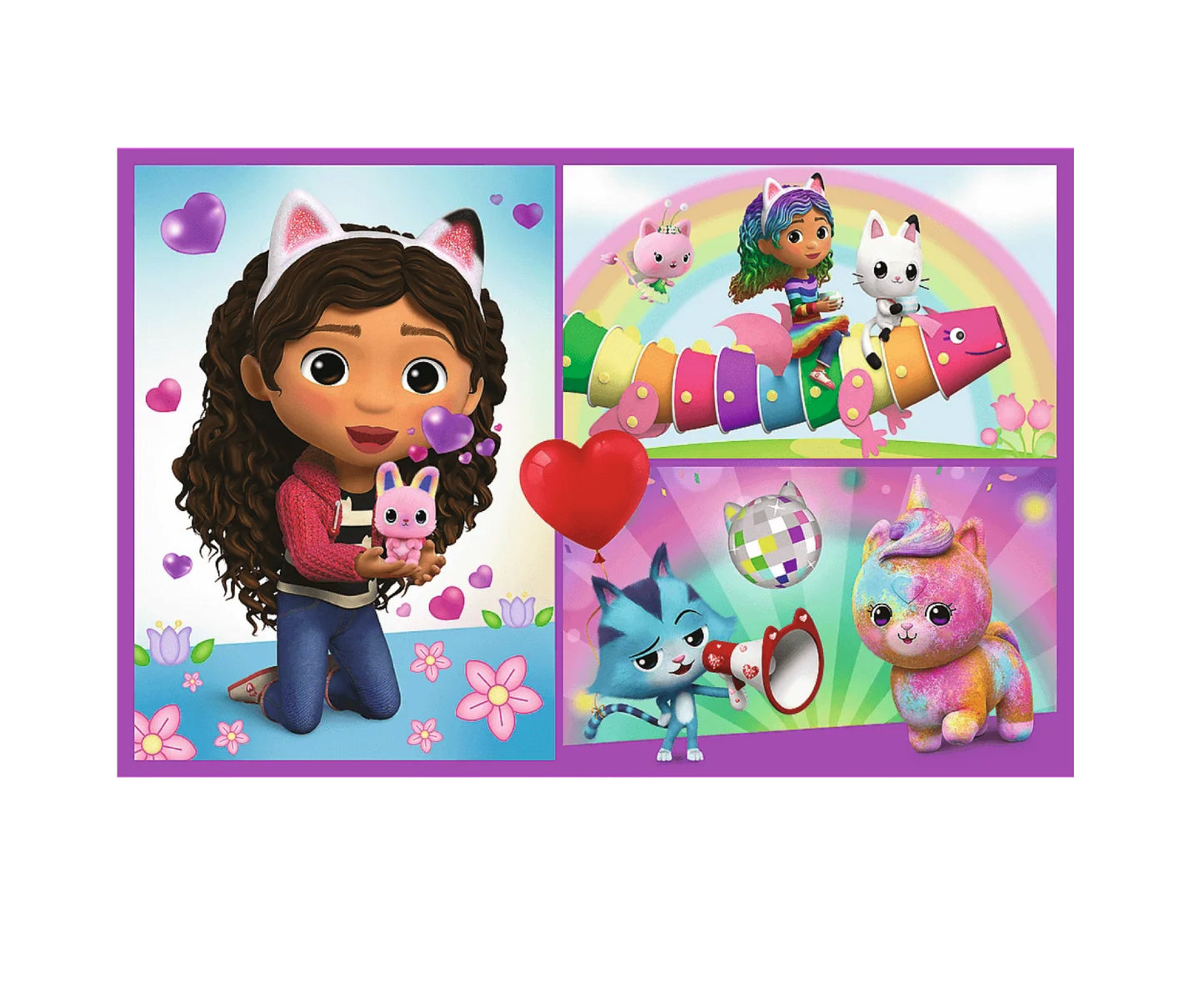 Puzzle Trefl Gabby's Dollhouse, 2 x 70 piese, Lean 26358