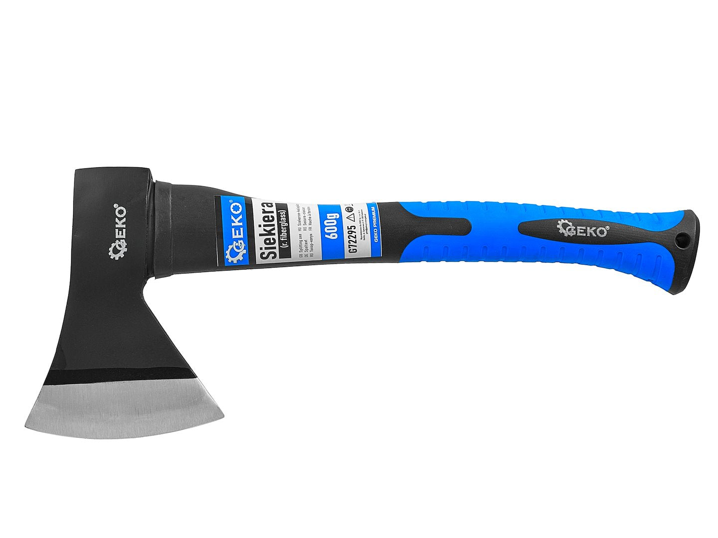 Set topoare pentru despicat, 600 g / 1250 g / 2000 g, 3 bucati, Geko G72295