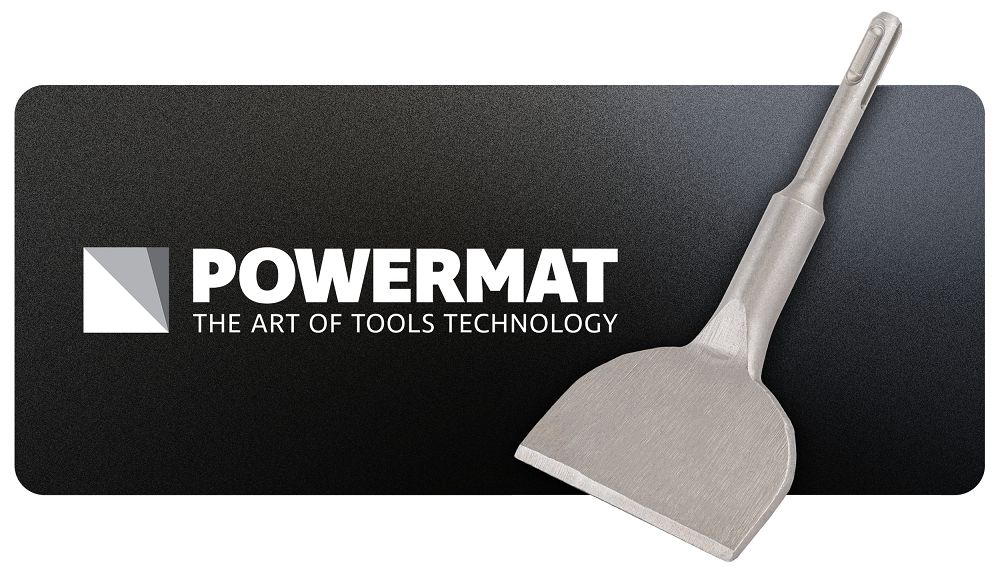 Dalta curbata pentru beton PM-DL-15T, 17 x 165 x 75 mm, Powermat PM1491