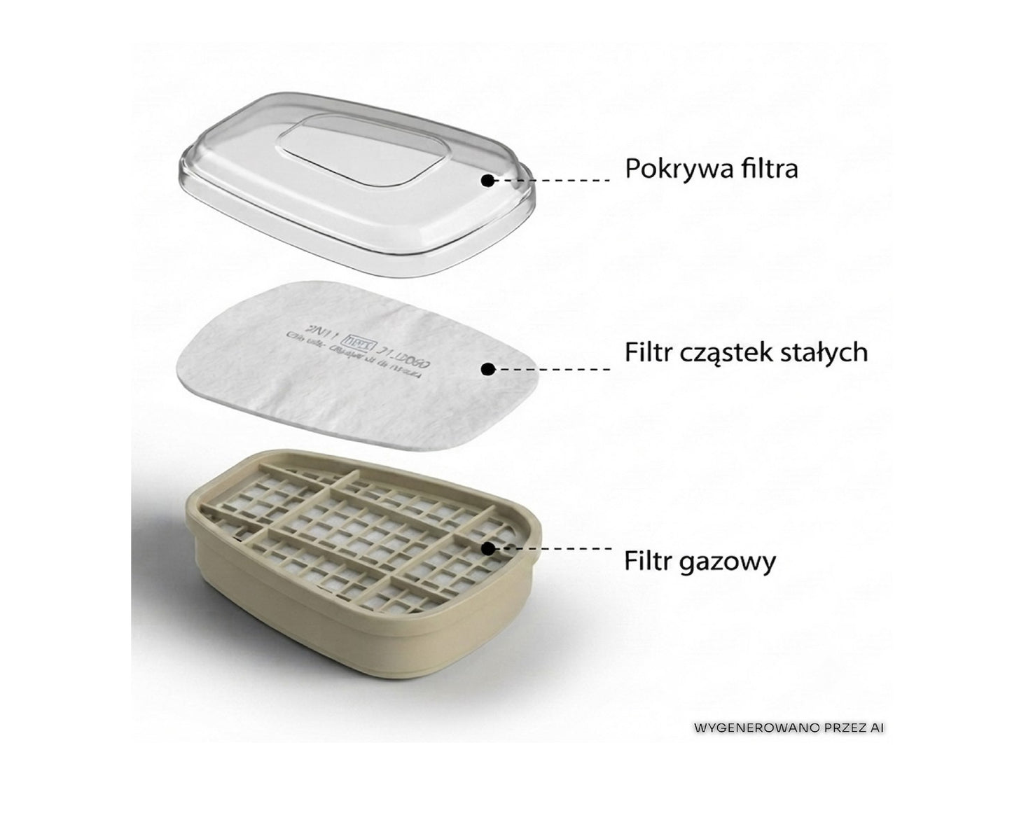 Set filtre pentru semimasca G90013, Geko G90013A