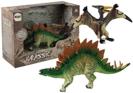 Set figurine dinozauri, 2 bucati, Lean 6856