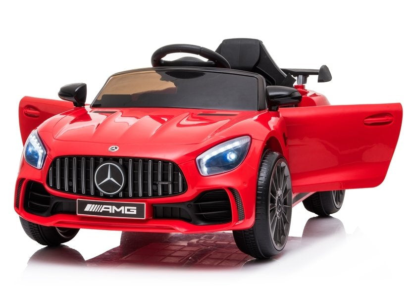 Masina electrica Mercedes AMG GT 4, rosu, Lean 6478