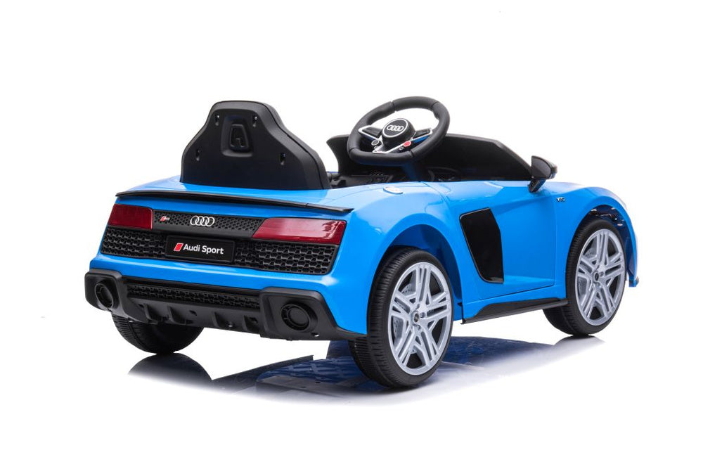 Masinuta electrica pentru copii Audi R8, 12 V, albastru, 107 x 58 x 48 cm, Lean 9043