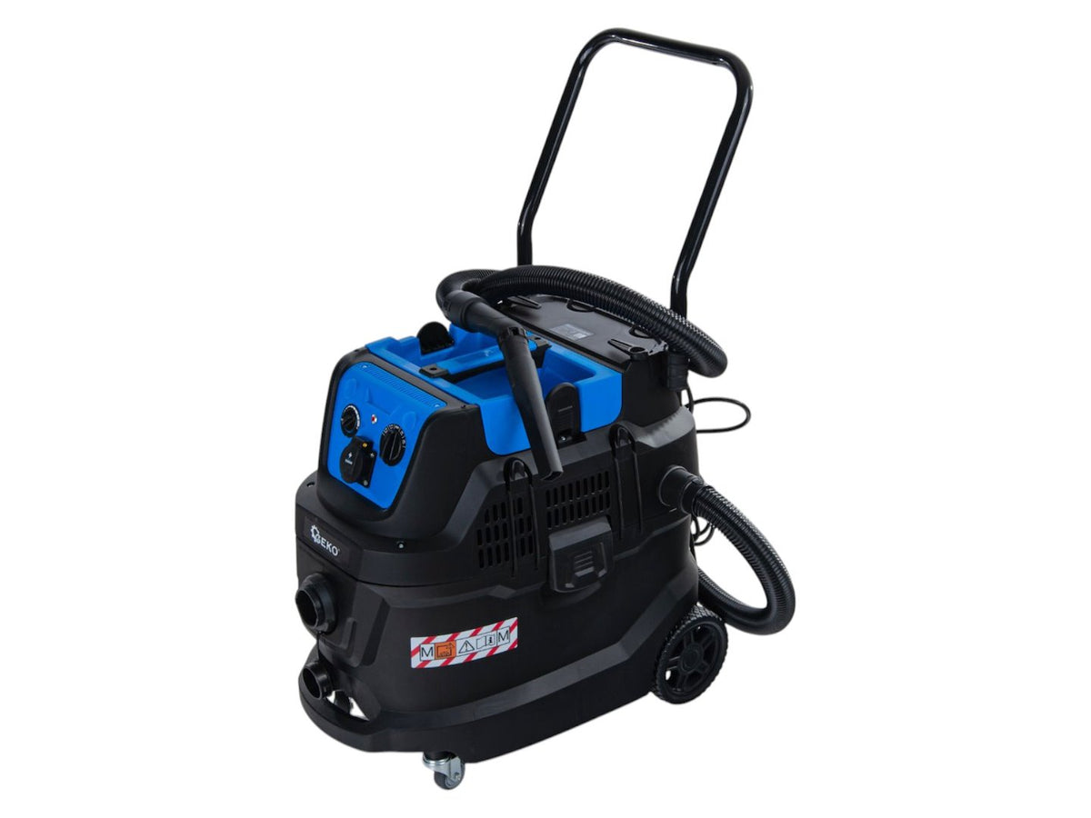 Aspirator industrial pentru gips, 1600 W,  curatare automata a filtrului, rezervor 40 l, Geko G81083