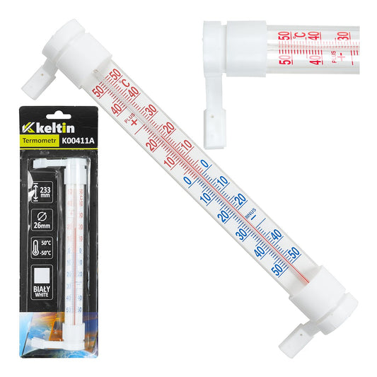 Termometru de exterior pentru fereastra, 233 x 24 mm, Keltin K00411A