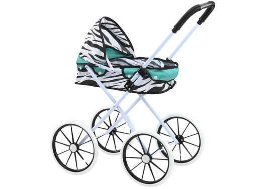 Carucior pentru papusi, model zebra, 61 x 48 x 28.5 cm, Lean 17739