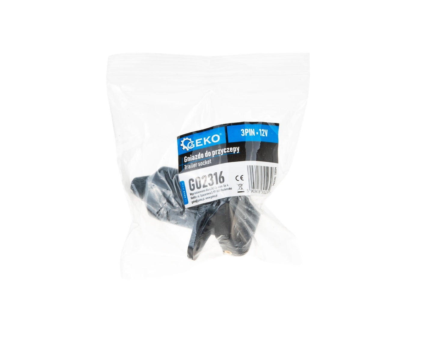 Prindere remorca 3PIN 12V, Geko G02316