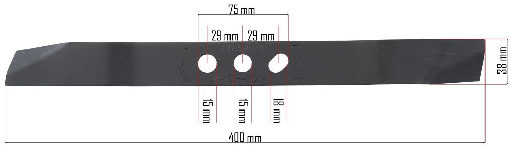 Lama pentru masina de tuns iarba, Powermat PM-KSS-5S-NO