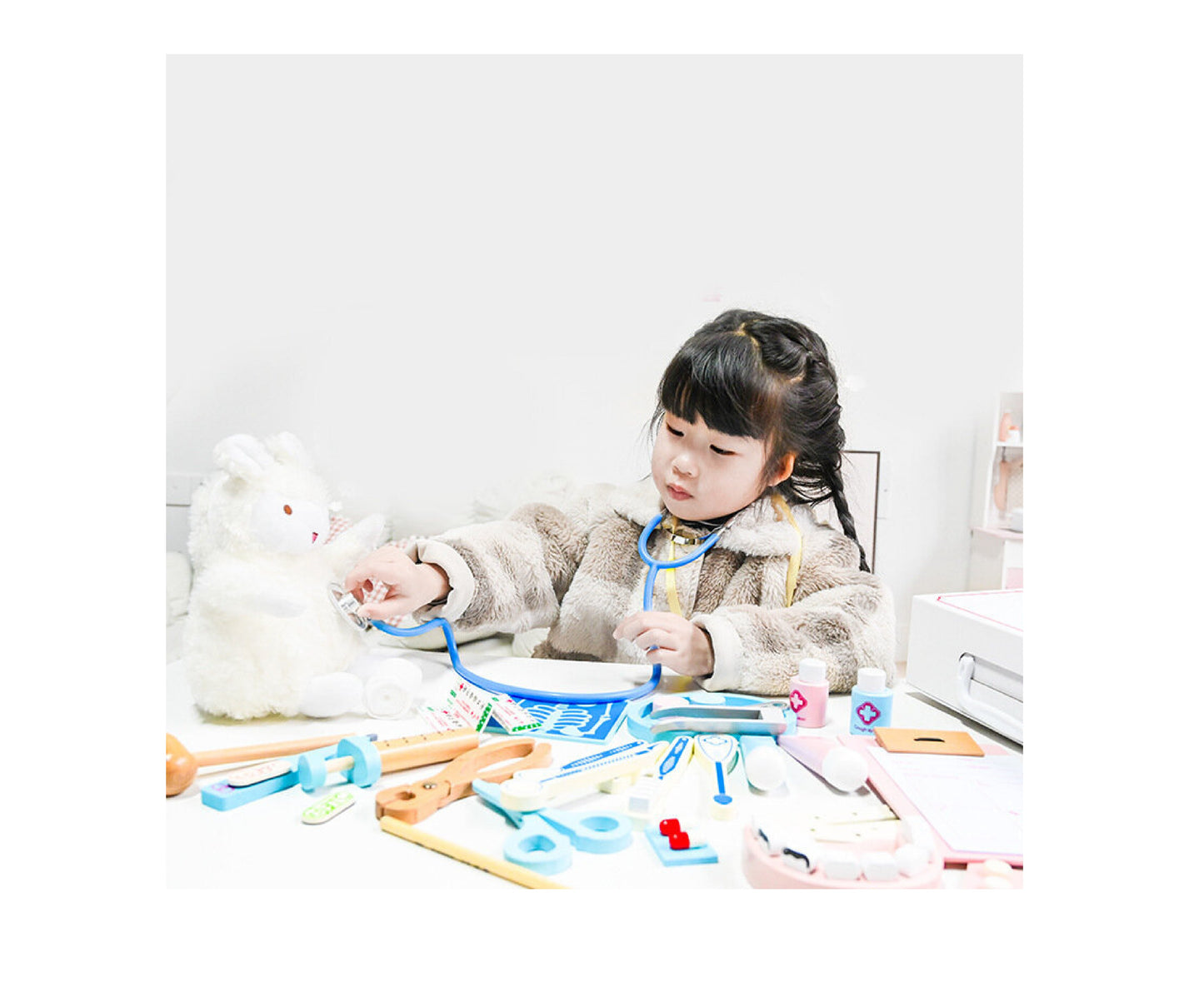 Set joaca doctor, 43 piese, multicolor, Lean 20657