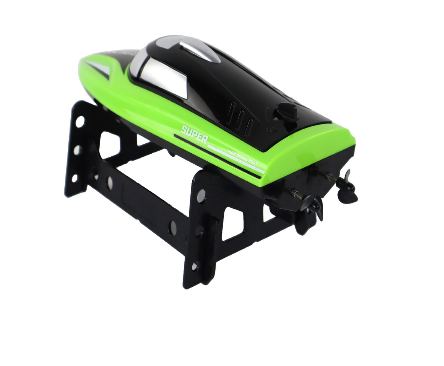 Barca cu telecomanda, verde, 26 x 7 x 9 cm, Lean 16078
