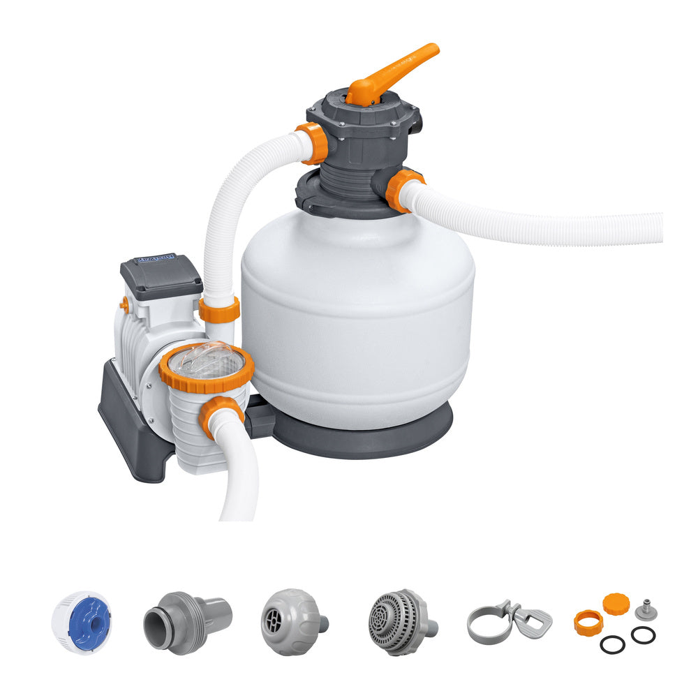 Pompa cu filtru pentru piscina, 220-240 V, 500 W, pentru piscine cu capacitate de 1100-60500 litri, Bestway 16995