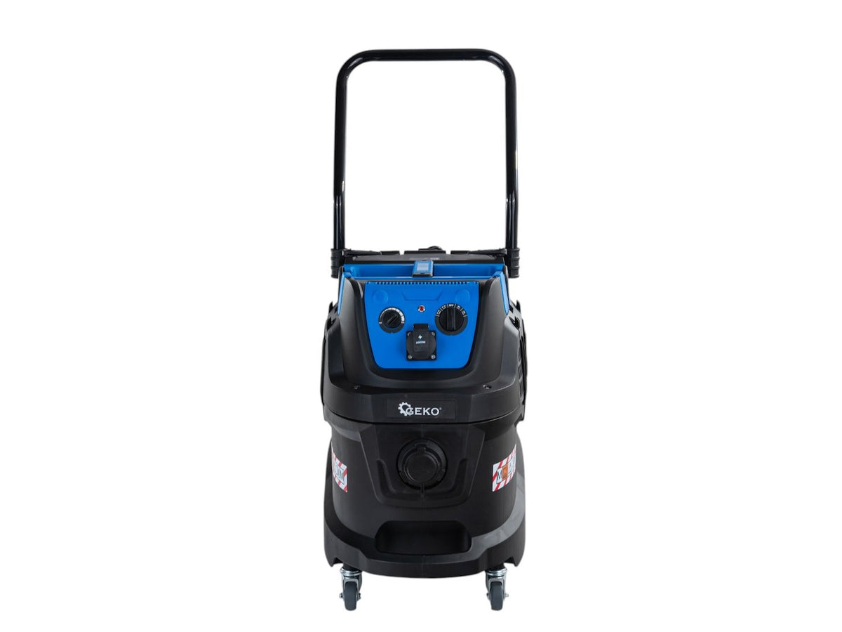 Aspirator industrial pentru gips, 1600 W,  curatare automata a filtrului, rezervor 40 l, Geko G81083