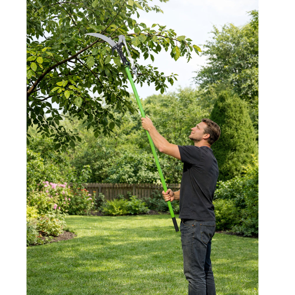 Fierastrau telescopic pentru crengi 2 in 1, 125-240 cm, Lean 26611