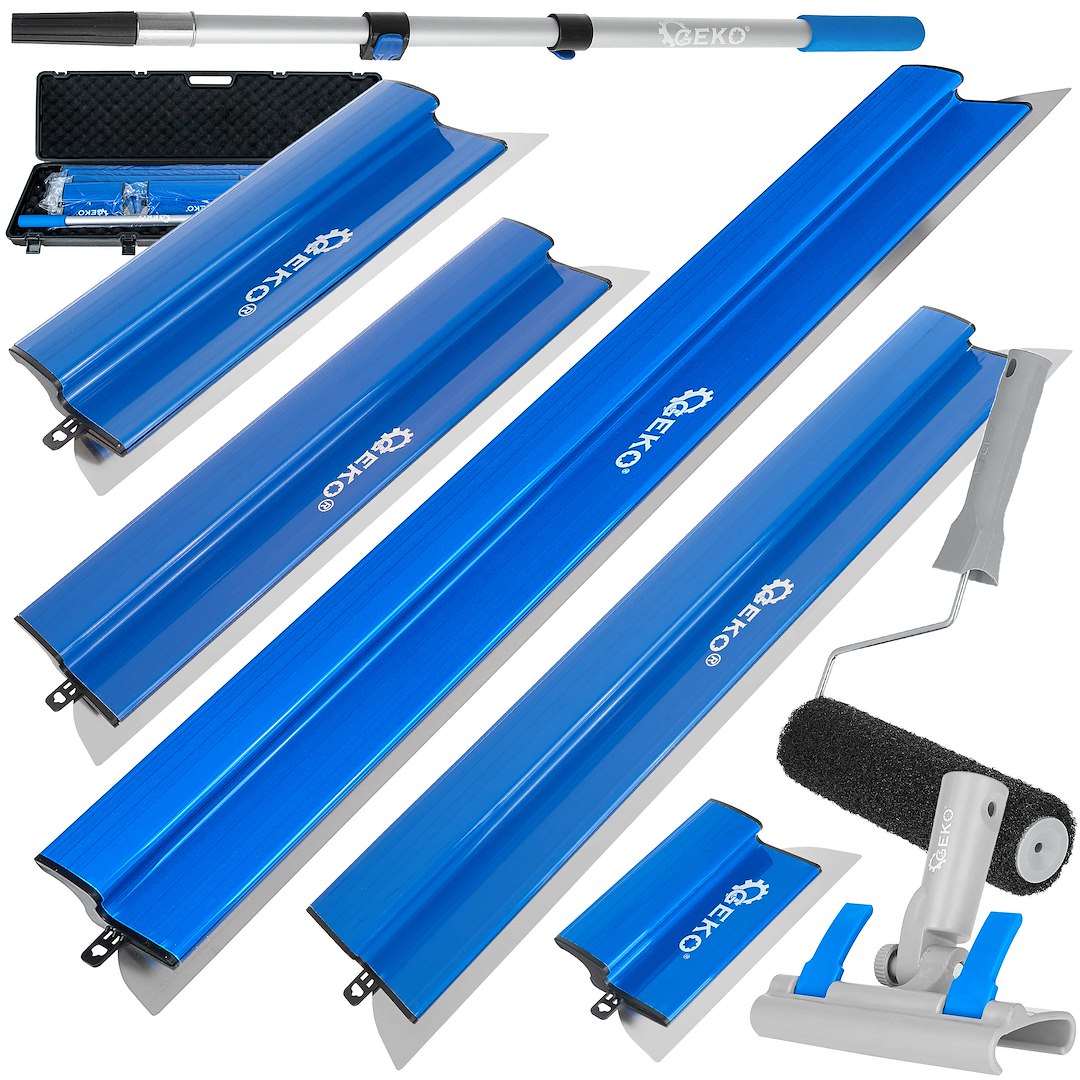 Set pentru tencuit, 9 bucati, Geko G02290