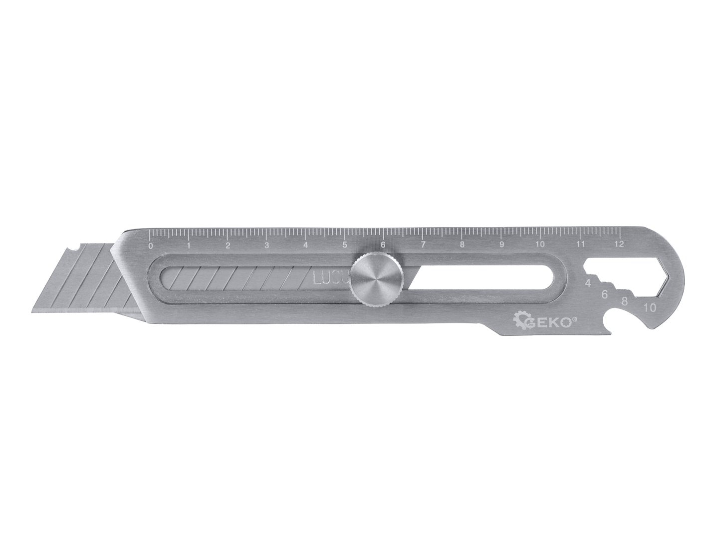 Cutter multifunctional 6 in 1 SK2, 100x18x0.5mm, Geko G01835