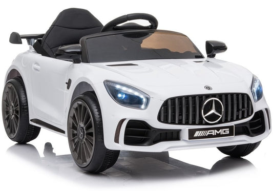 Masina electrica Mercedes AMG GT R, alb, Lean 6479