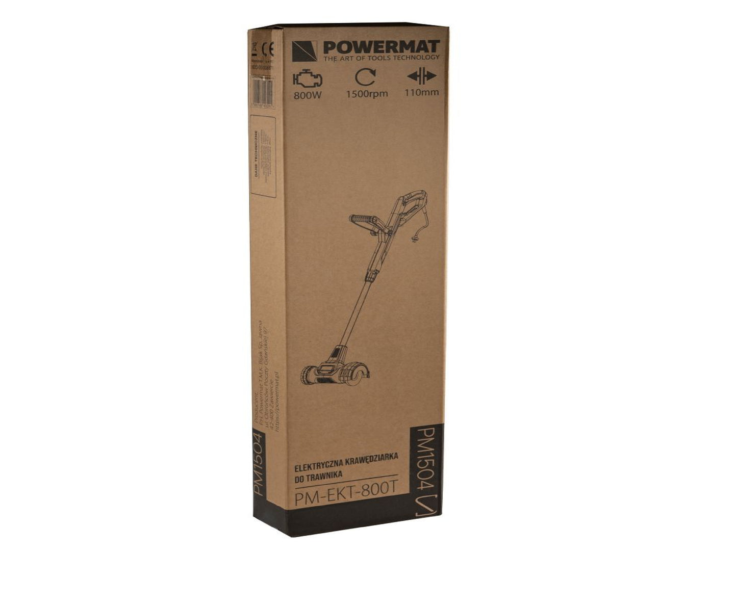 Masina pentru curatare rosturi pavele PM-EKT-800T, 800 W, Powermat PM1504