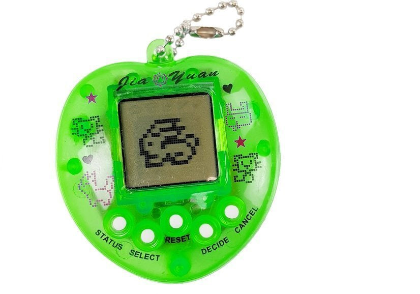 Tamagotchi electronic, verde, 5x5,5x1,5cm, Lean 4006