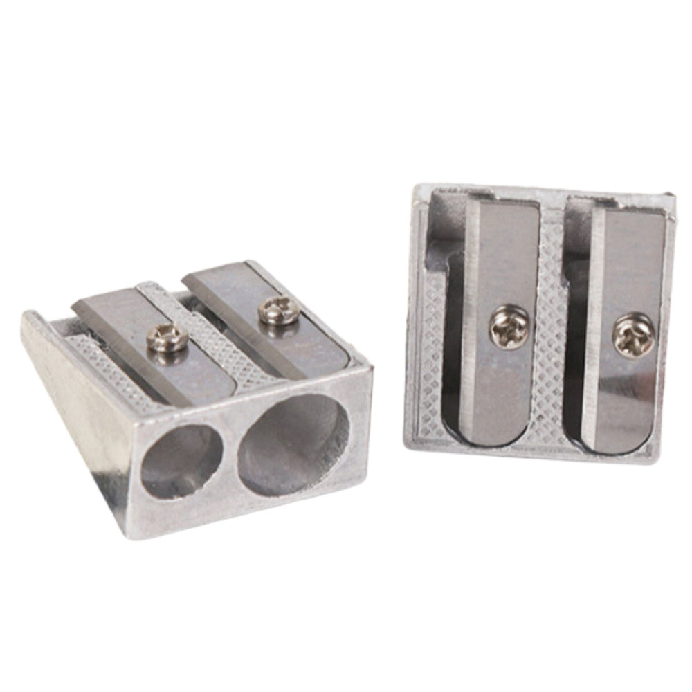 Ascutitoare metalica dubla, 2,5 x 2,5 cm, Lean 21856