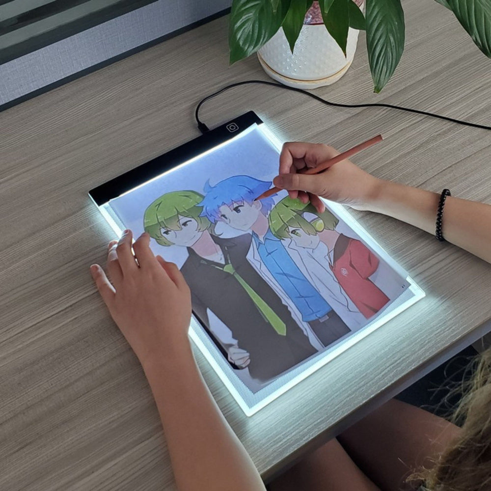 Tabla pentru desen iluminata, lumina LED pentru desen caligrafic A4, Lean 24917