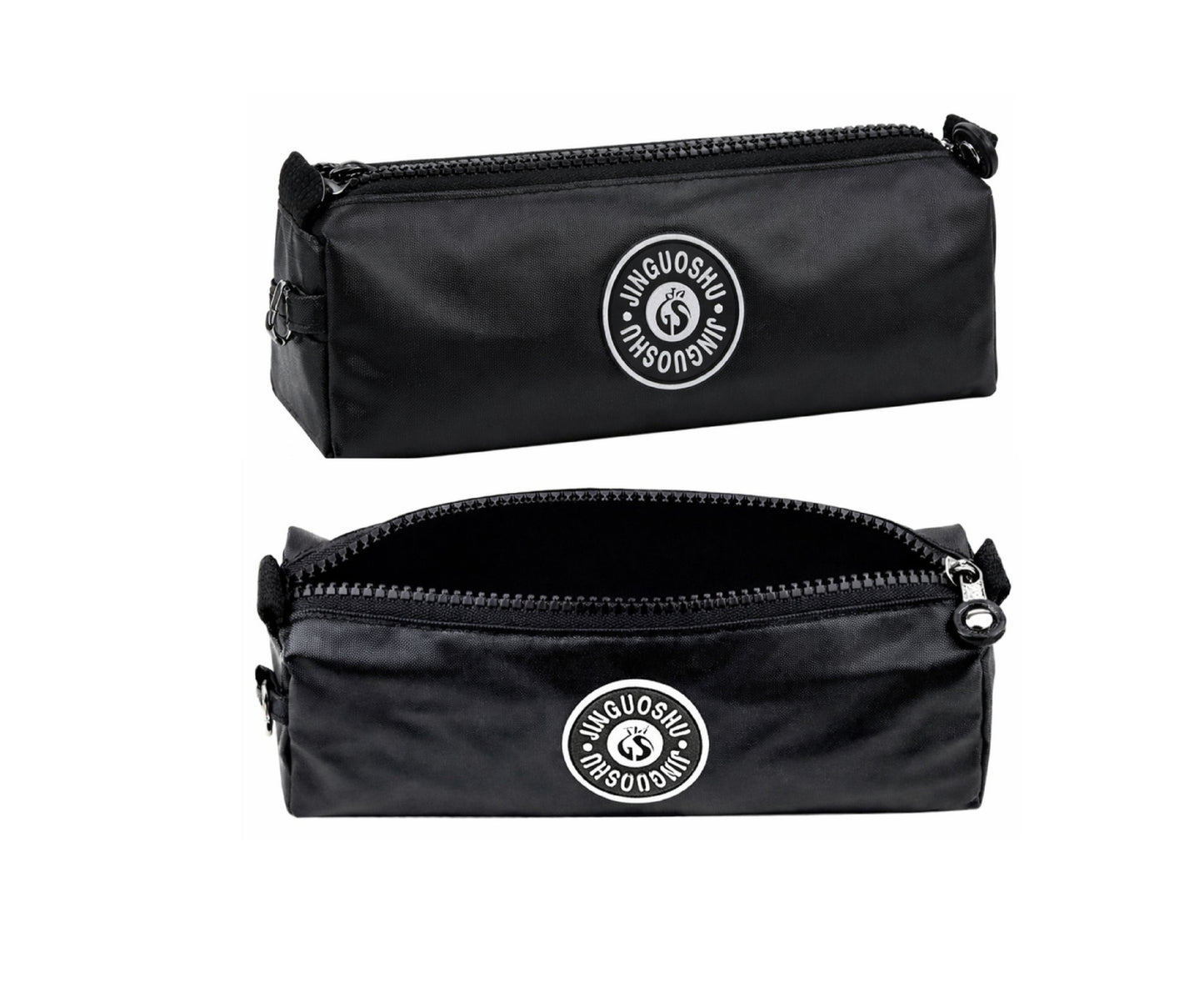 Penar scolar cu un compartiment , material sintetic rezistent, negru, 21.5 x 7 cm, Lean 24951