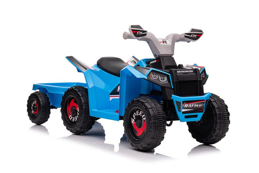 Quad electric cu remorca XMX630T, albastru, Lean 15530