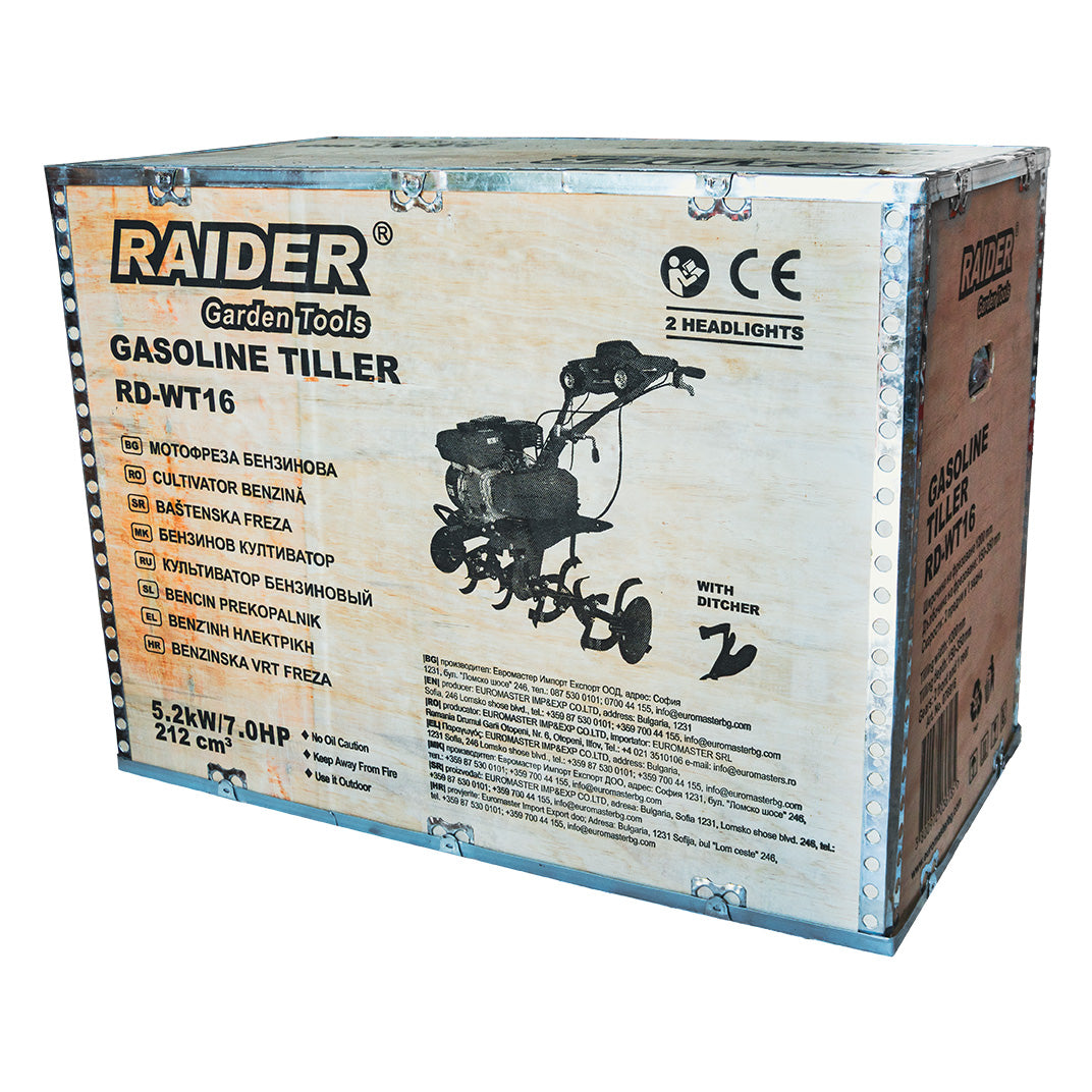 Motocultor RD-WT16 5.2 kW 1200 mm 2+1 viteze, 2 faruri, Raider 076916