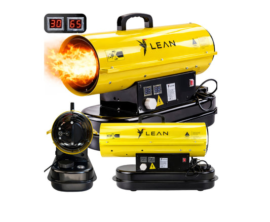 Incalzitor industrial diesel cu afisaj LCD si termostat, 30 kW, Lean 27098