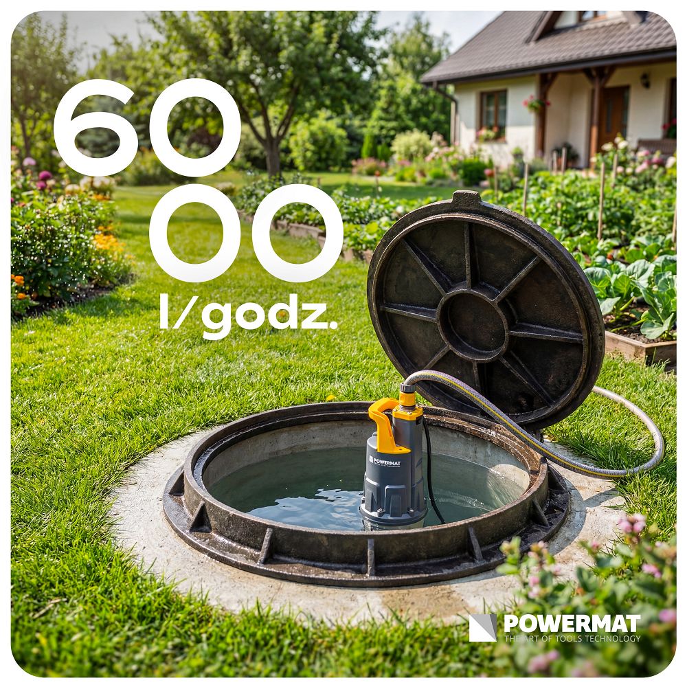 Pompa submersibila PM-APDW-1100J, 1100 W, Powermat PM1480