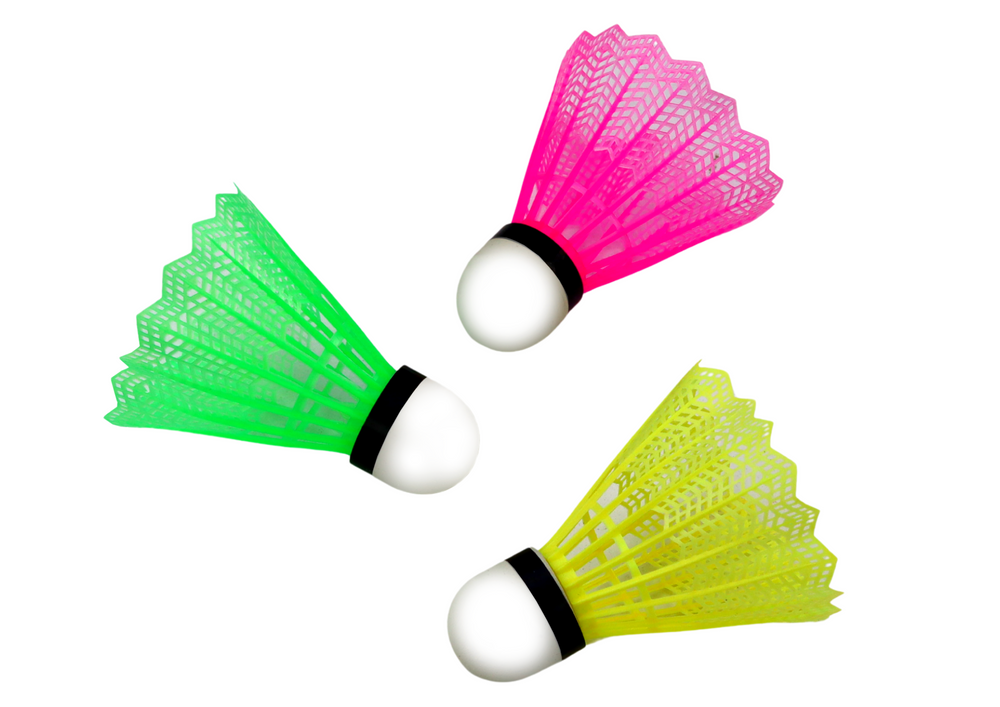 Set 3 fluturasi badminton, multicolor, Lean 17510