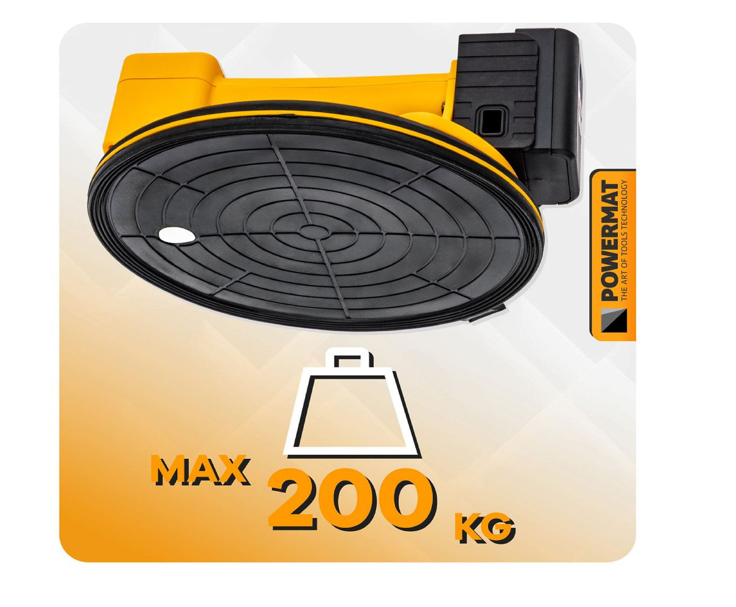 Ventuza electrica pentru placi PM-APPS-200M, capacitate maxima de incarcare 200 kg, Powermat PM1446