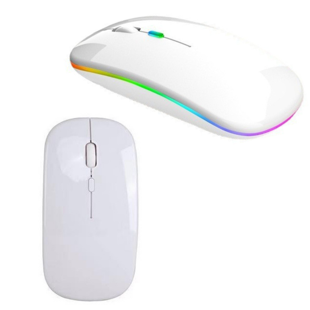 Mouse wireless universal silentios, alb, Lean 20980