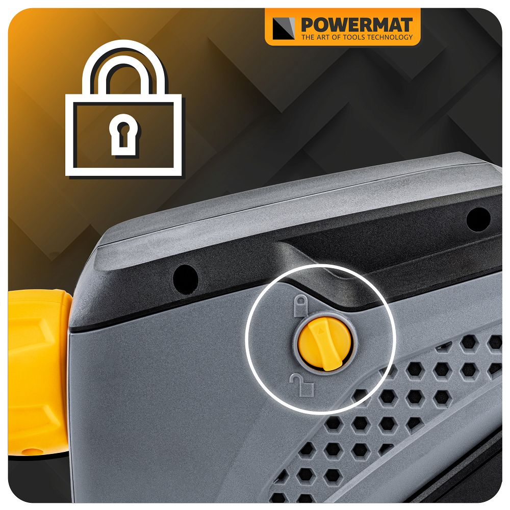 Tambur automat pentru furtun pneumatic PM-ABNW-14M, 14 m, Powermat PM1406