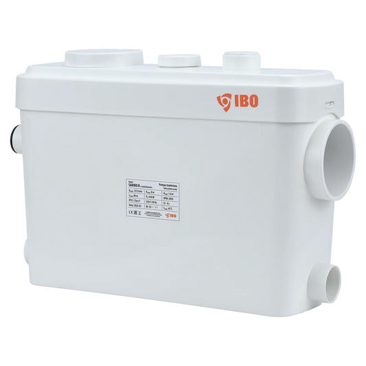 Pompa de toaleta cu tocator Sanibo B, 0.45 kW, 230 V, Ibo Dambat IB215350