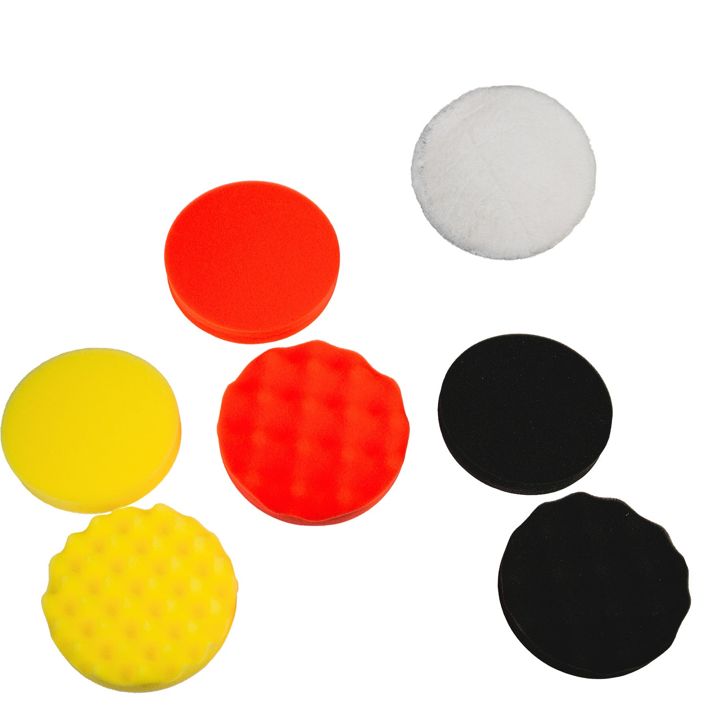 Set discuri pentru slefuitor, 7 bucati, 150 mm, Raider 045109