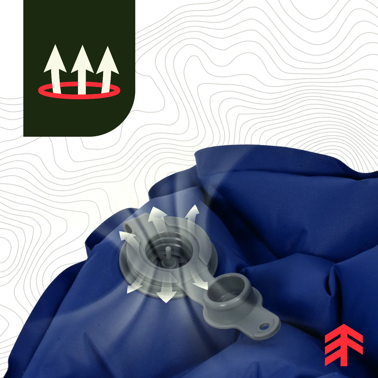 Saltea autogonflabila pentru camping, albastru, 190 x 60 x 5 cm, capacitate maxima 150 kg, MalTec 112758