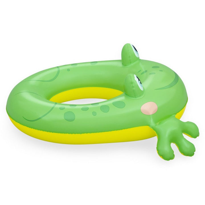 Colac de inot broscuta, 73 x 66 cm, PVC, verde, Lean 21428