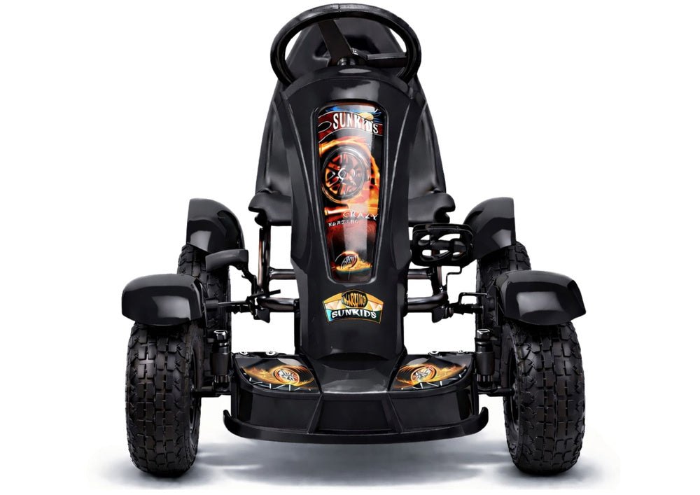 Kart cu pedale F618, negru, Lean 25080