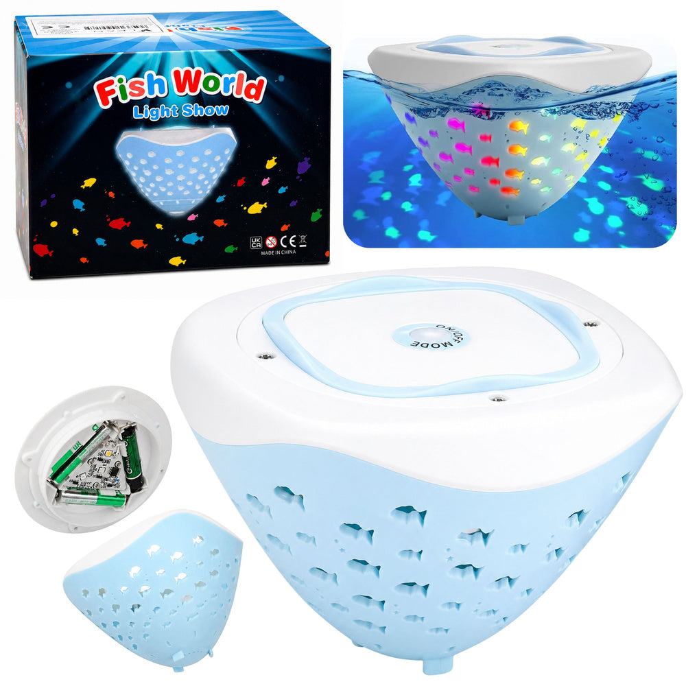 Lumina LED pentru piscina, IP68, model pestisori, 6 moduri, multicolor, Lean 30960
