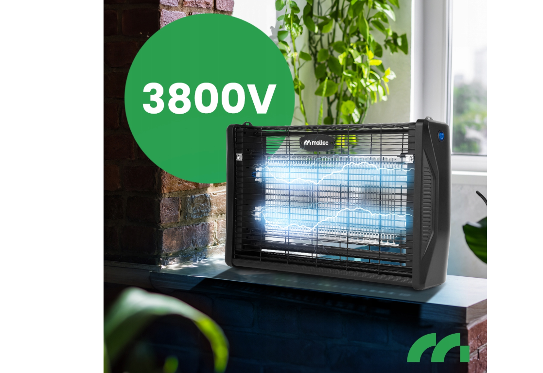 Lampa anti-insecte, 20 W, 3800 V, MalTec 112548