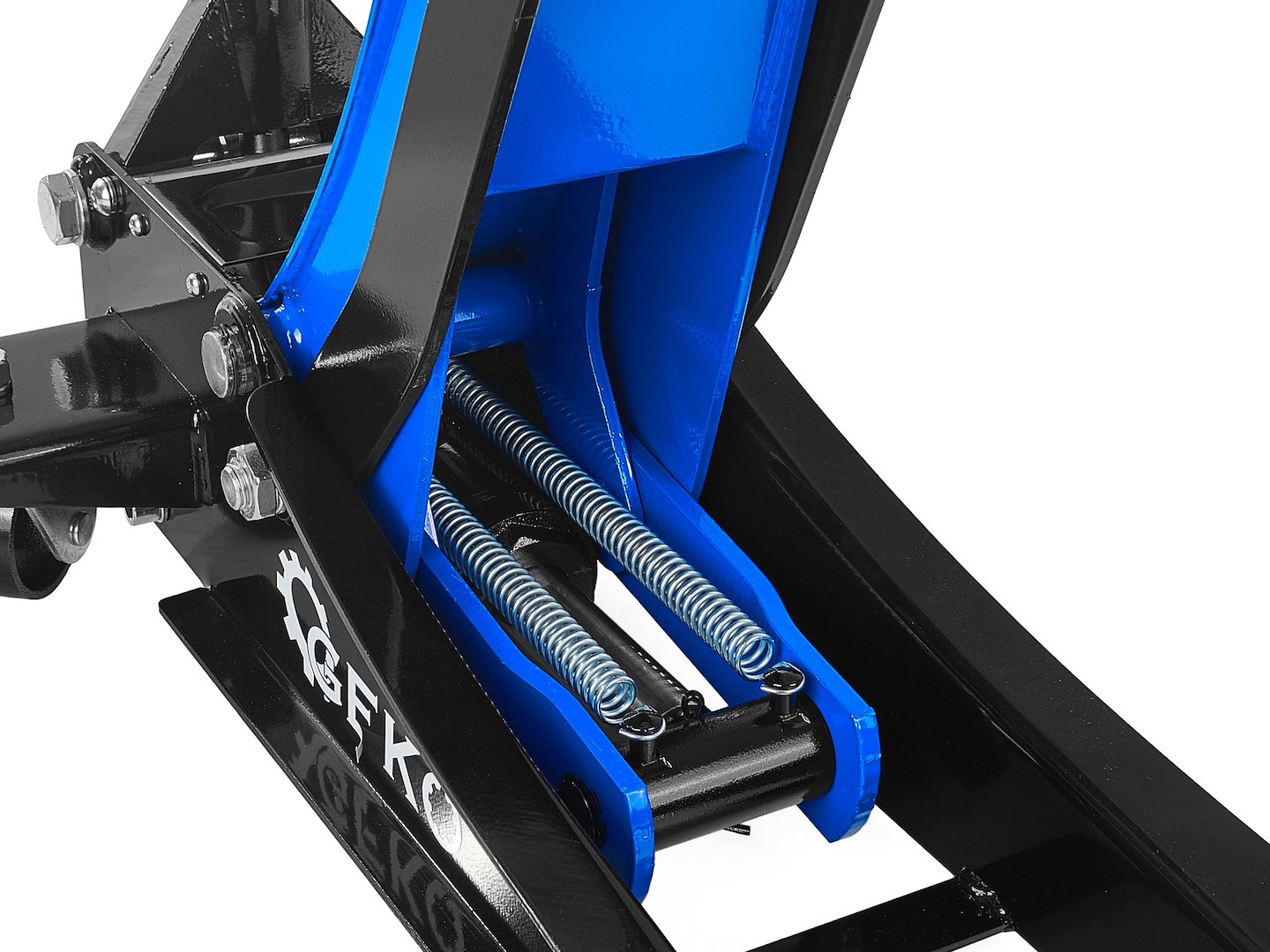 Cric hidraulic tip crocodil cu 2 pistoane, 85-430mm, 3 T, Geko G02187
