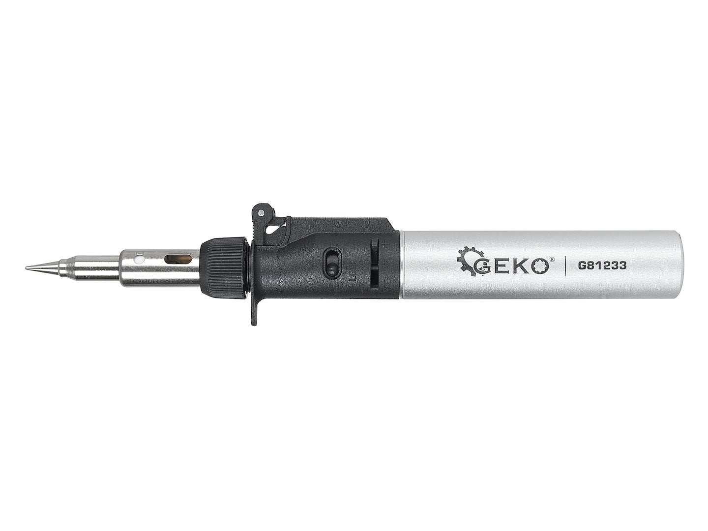 Set pistol de lipit cu gaz si accesorii, Geko G81233