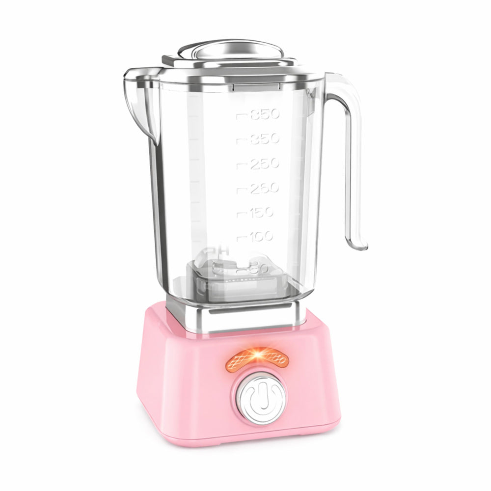 Set mini electrocasnice de jucarie cu efecte sonore si luminoase, roz, Lean 31188