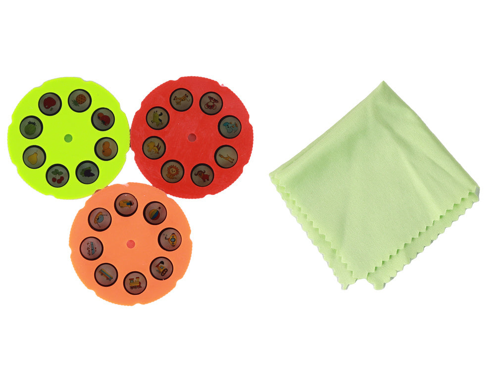 Set de desen cu 12 markere si masuta, 31,5x20,5x18cm, roz, Lean 20507