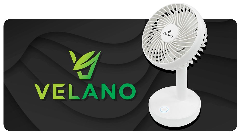 Ventilator de birou Velano 1200 mAh, Powermat VELWEBS0012